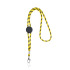 Sznurkowa smycz z RPET, regulowana / Ecoyard Żółty IP14086122  thumbnail