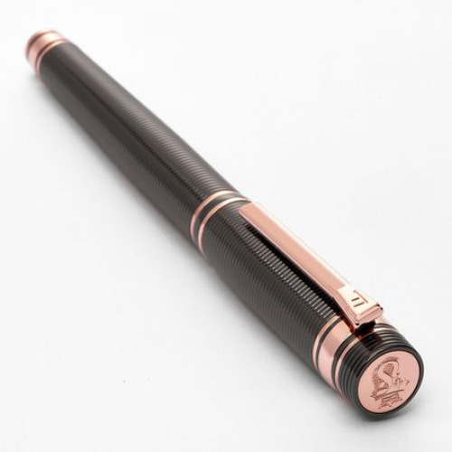 Pióro kulkowe Bold Stripe Gun & Rosegold Szary FSH4705D (3)