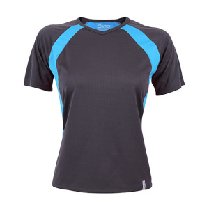 Koszulka Damska Sportowa Oddychająca - White & Lime