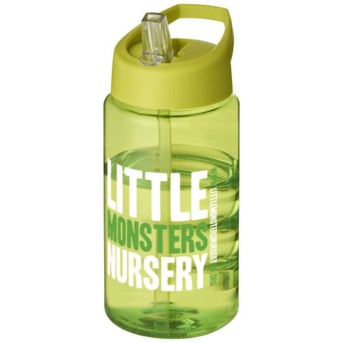 Bidon H2O Bop o pojemności 500 ml z wieczkiem z dzióbkiem Limonka 21088312 (1)