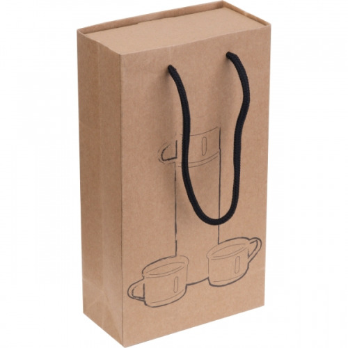 Termos z kubkami ICELAND 400 ml Czarny 538703 (2)