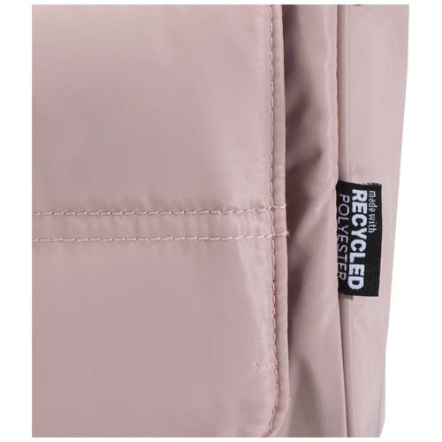 Puffer kosmetyczka na pasku o pojemności 8 l z recyklingu z certyfikatem GRS Przygaszony róż 13011770 (5)