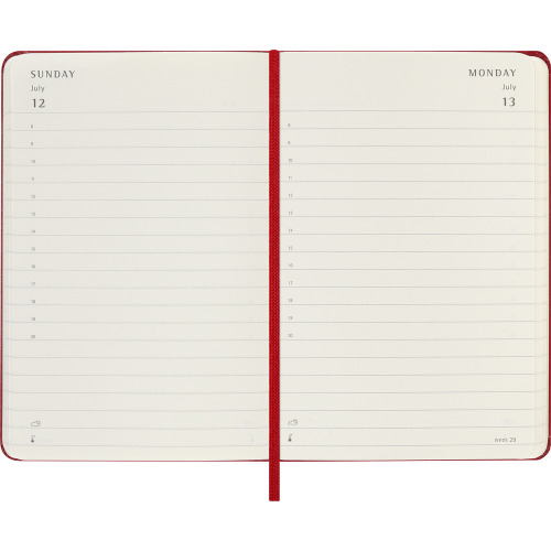 Kalendarz MOLESKINE Czerwony VM292-05/2027 (5)