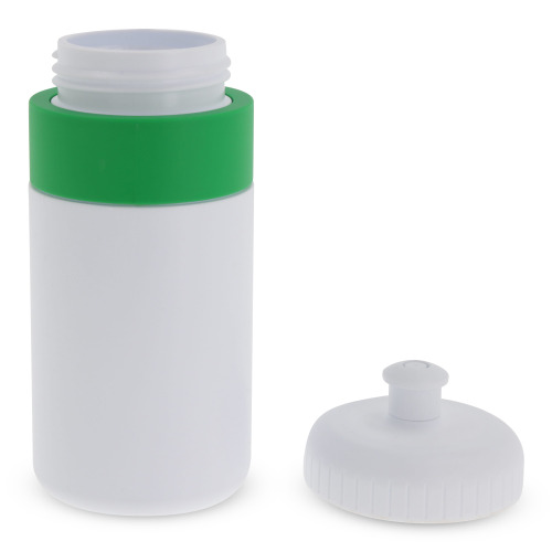 Bidon Sportowy Z Obwódka 500ml Biały / zielony LT98735-N0131 (2)