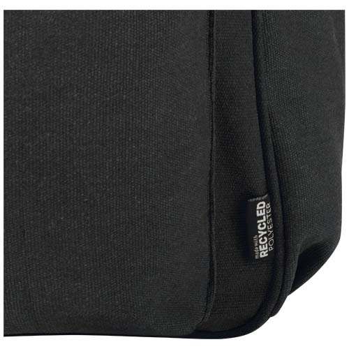 Recanvas miejski plecak na 15,6-calowego laptopa o pojemności 16 l z recyklingu z certyfikatem GRS Czarny 13012490 (5)