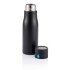 Butelka monitorująca ilość wypitej wody 650 ml Aqua czarny, niebieski P436.881 (1) thumbnail