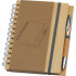 Notatnik A5 w linie z papieru z recyklingu FRANCESCA Brązowy 2890901 (4) thumbnail