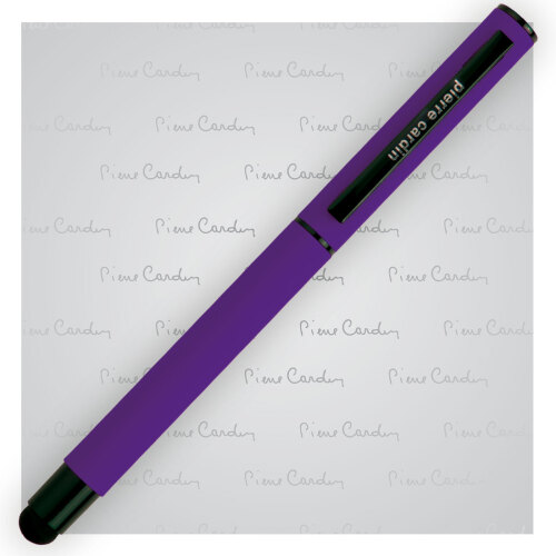 Pióro kulkowe touch pen, soft touch CELEBRATION Pierre Cardin Fioletowy B0300604IP312 