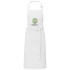 Andrea fartuch o gramaturze 240 g/m² z regulowanym paskiem na szyję Biały 11333401 (1) thumbnail