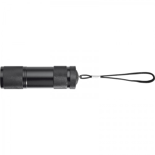 Latarka metalowa 9 LED DUNCAN Czarny 8875703 (3)