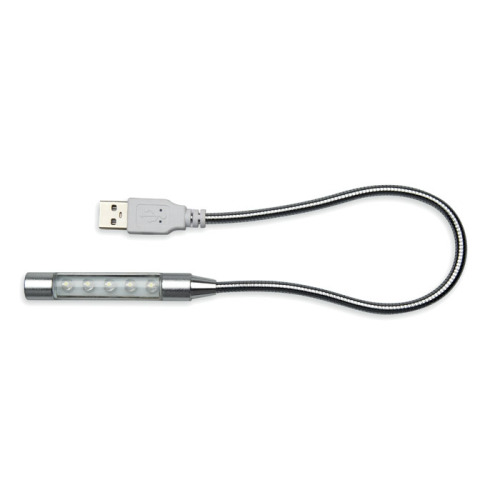 Lampka led na USB. srebrny mat MO8145-16 