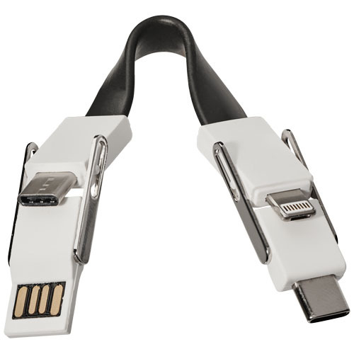 Jeden kabel 4-w-1 One Czarny 12412400 (6)