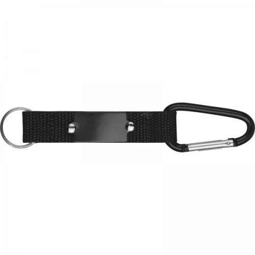 Brelok z karabińczykiem PHYLLIS Czarny 9116803 (4)