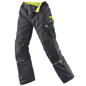 Spodnie Robocze Dwukolorowe Wytrzymale - Black & Lime