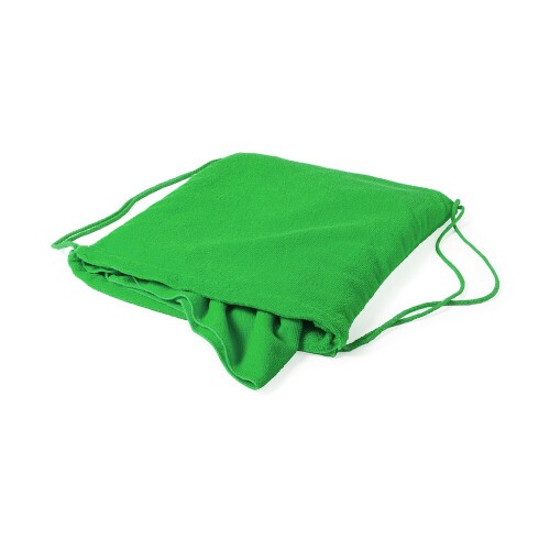 Worek ze sznurkiem, ręcznik zielony V8453-06 (3)