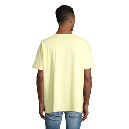 BOXY MEN T-SHIRT OVERSIZE Jasno Żółty S03806-LY-L (1)