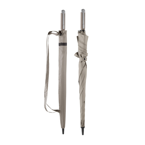 Deluxe 27” Parasol w kształcie kwadratu z pokrowcem Taupe LT97111-N0058 (4)