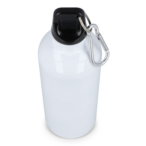 Butelka jednościenna ze stali nierdzewnej pochodzącej z recyklingu, 500 ml Biały LT98693-N0001 (2)