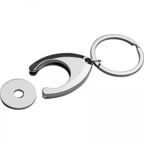 Brelok metalowy TERRENCE Szary 9788207 (4)