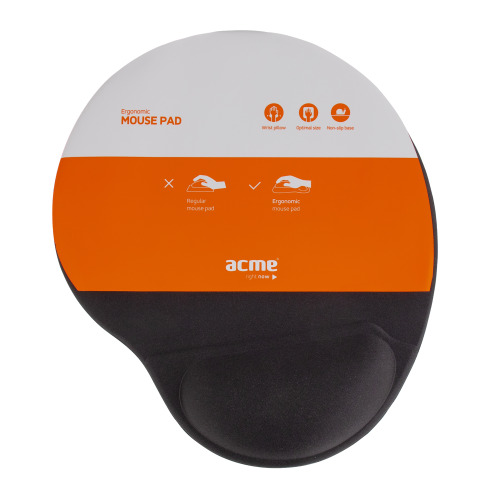 Ergonomiczna podkładka pod mysz ACME Czarny EG055803 