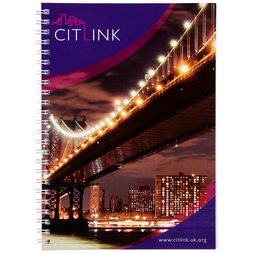 Notatnik Desk-Mate® w formacie A4 z przedziałką Biały 21250003 (1)