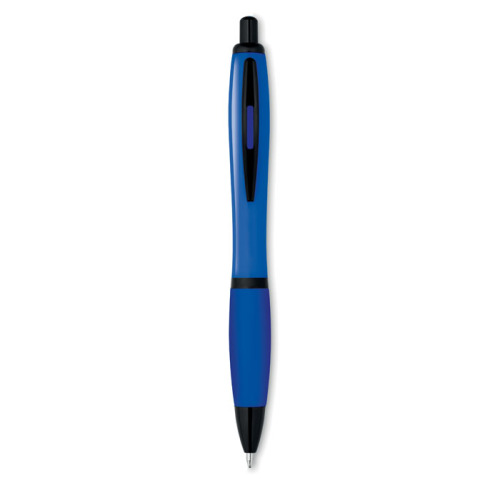 Kolorowy długopis z czarnym wy niebieski MO8748-37 
