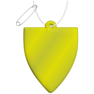 RFX™ reflective odblaskowa zawieszka z TPU, odznaka Neonowy żółty