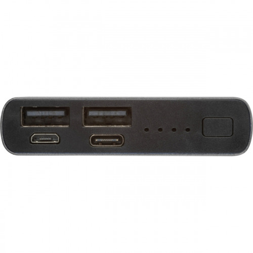 Power bank 10000 mAh z aluminium z recyklingu GIORGIA Szary 3450307 (2)