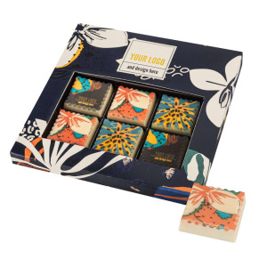 Praliny z nadrukiem Chocostamp 6 sztuk