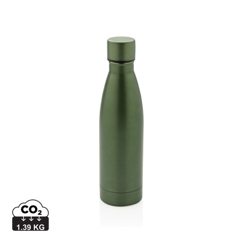 Butelka termiczna 500 ml, stal nierdzewna z recyklingu Zielony P433.277 (10)
