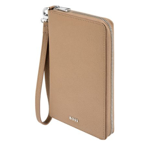 Portfel podróżny Classic Grained Black Camel HLL518X (3)