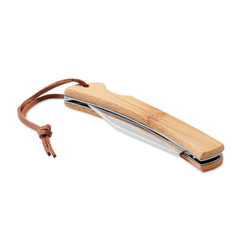 Nóż składany z bambusa drewna MO6623-40 