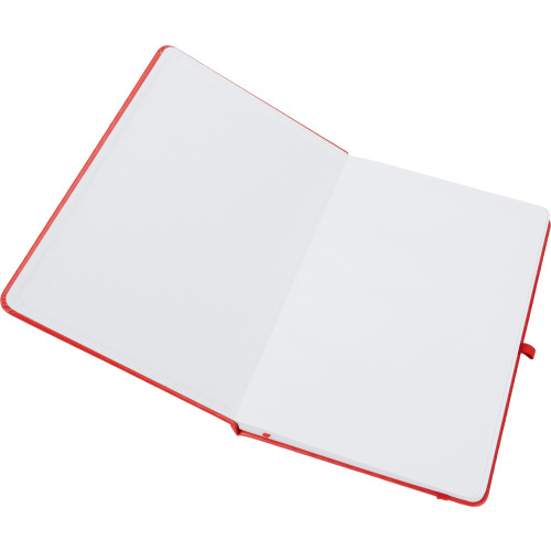 Notatnik A5 w linie z PU z recyklingu CLEO Czerwony 2374805 (2)