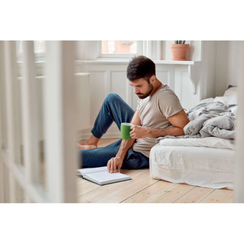 Kolorowy kubek ceramiczny Zielony MO9242-09 (3)