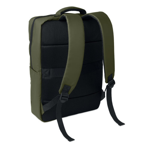 plecak na laptopa 15" PU RPET Zieleń Wojskowa MO3208-49 (1)