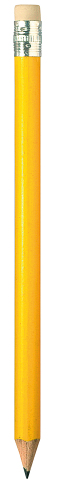 Ołówek z gumką żółty V7682-08 