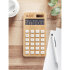 12-cyfrowy kalkulator, bambus drewna MO6216-40 (3) thumbnail