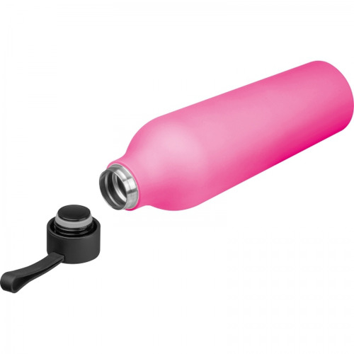Butelka termiczna stalowa soft touch 800 ml DENIS Różowy 8389011 (1)