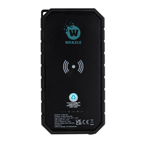 Power bank 10000 mAh, ładowarka słoneczna Czarny P322.451 (7)