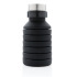 Składana butelka sportowa 550 ml z karabińczykiem Czarny P432.621 (3) thumbnail