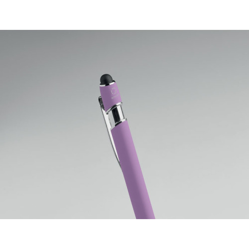 Długopis z rysikiem aluminium Fioletowy MO2798-21 (5)
