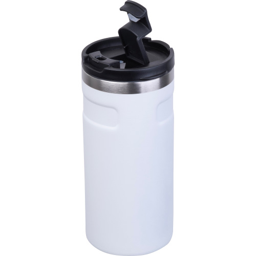 Kubek termiczny ze stali z recyklingu 450 ml SILVIO Biały 8536506 (3)