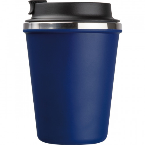 Kubek termiczny 350 ml z powłoką z recyklingu METODY Granatowy 8496244 (4)