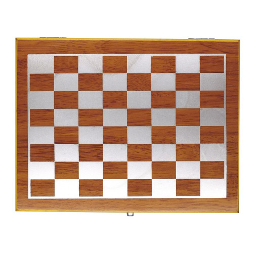 Zestaw upominkowy, piersiówka 175 ml, kieliszek 30 ml, szachy, karty oraz kości do gry Beżowy VA374-20 (9)