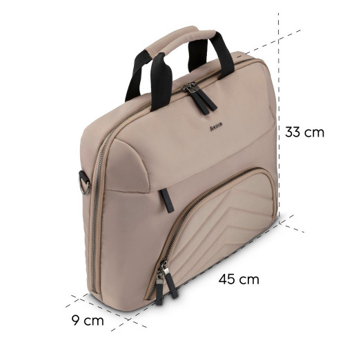 Torba na laptopa 15,6"-16,2" Hama Lightweight Premium Beżowy VH046-20 (5)