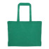 Torba z bawełny z recyklingu z dnem 140g/m² 49x14x37cm Ciemnozielony LT95243-N0030 (1) thumbnail