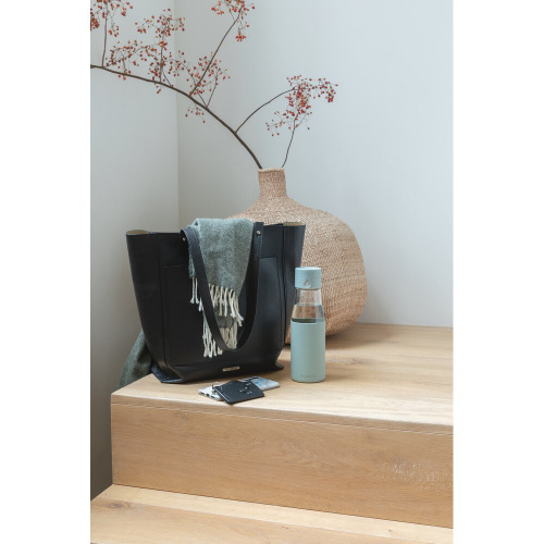 Szklana butelka 650 ml Ukiyo, monitorująca ilość wypitej wody Zielony P436.727 (5)