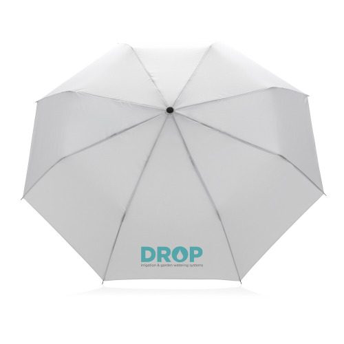 Mały parasol manualny 21" AWARE RPET Biały P850.583 (4)