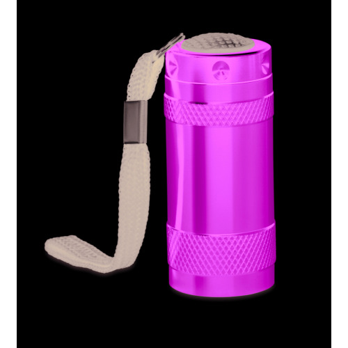 Aluminiowa mini latarka Zielony MO7680-09 (1)