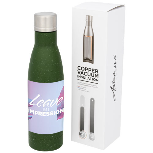 Vasa cętkowana butelka z miedzianą izolacją próżniową o pojemności 500 ml Zielony 10051803 (1)